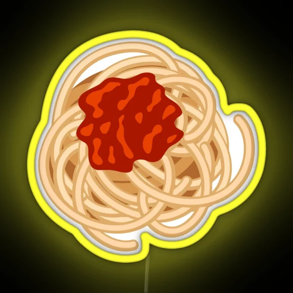 Spaghetti RGB Neon Sign