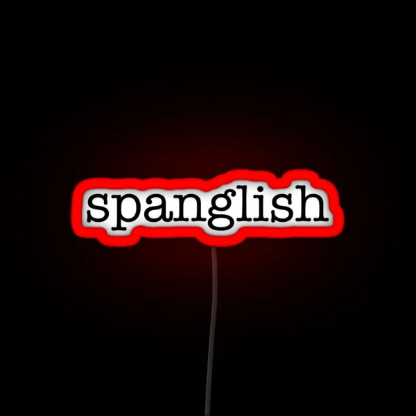 Spanglish Speaker RGB Neon Sign