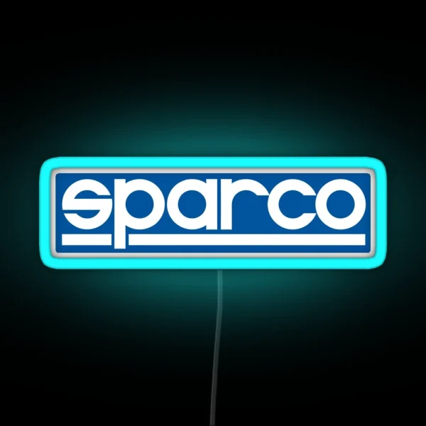 Sparco Logo RGB Neon Sign