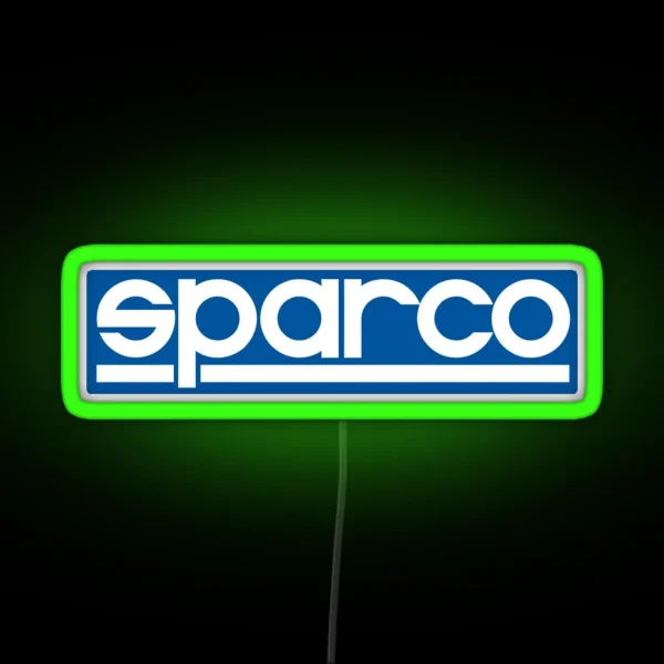 Sparco Logo RGB Neon Sign