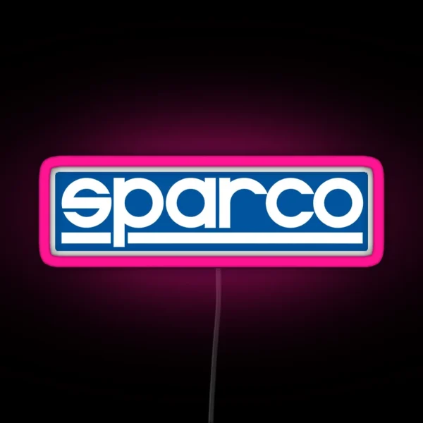 Sparco Logo RGB Neon Sign