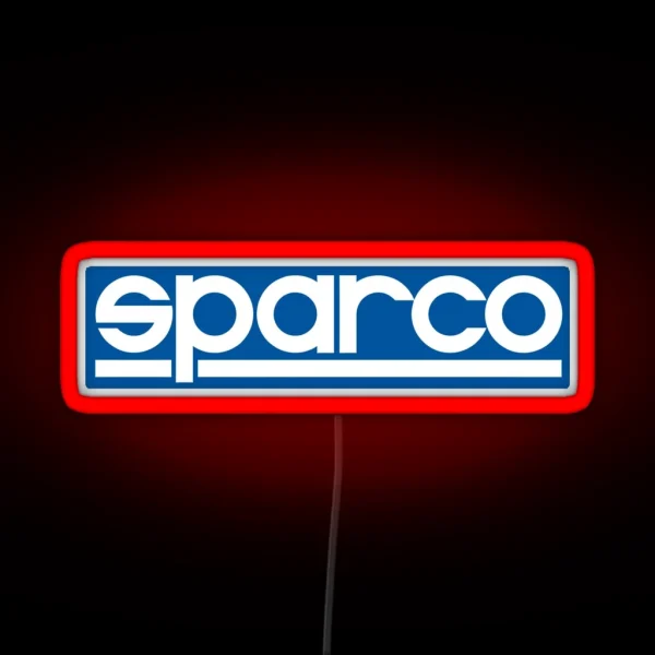 Sparco Logo RGB Neon Sign