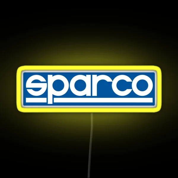 Sparco Logo RGB Neon Sign