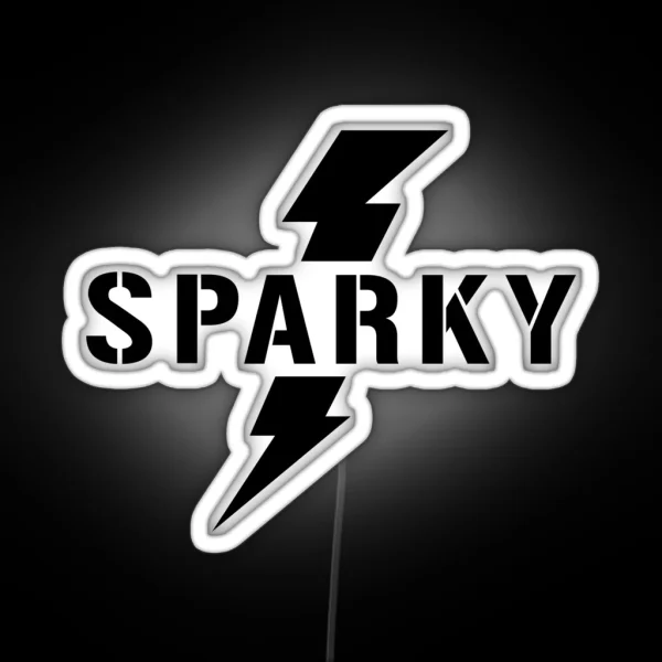 Sparky Electrician Lightening Bolt RGB Neon Sign