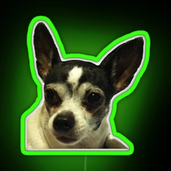Sparky The Chihuahua RGB Neon Sign