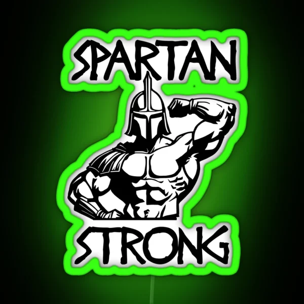 Spartan Strong RGB Neon Sign