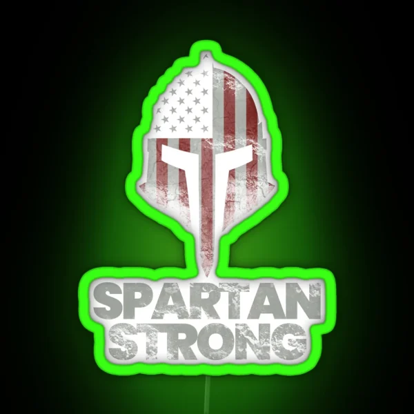 Spartan Strong RGB Neon Sign