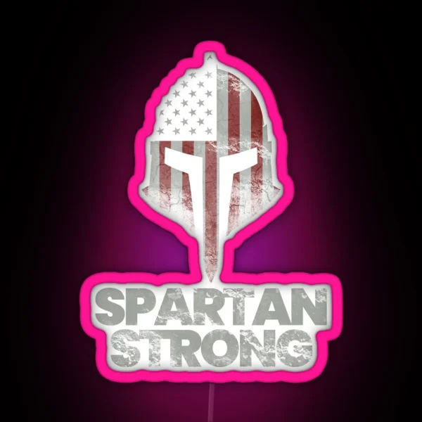 Spartan Strong RGB Neon Sign