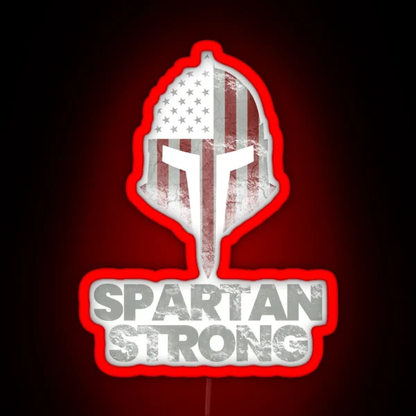 Spartan Strong RGB Neon Sign