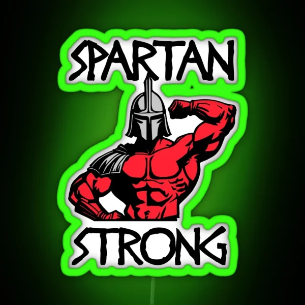 Spartan Strong RGB Neon Sign