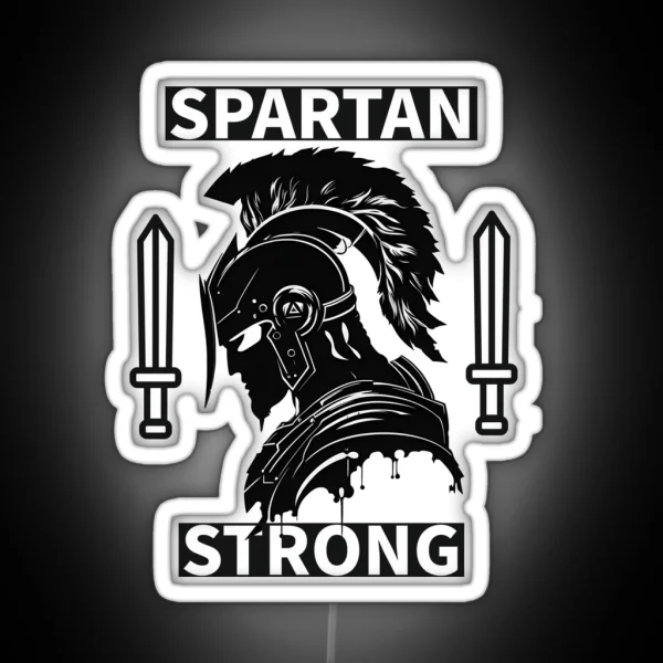 Spartan Strong Unbeatable Mindset RGB Neon Sign