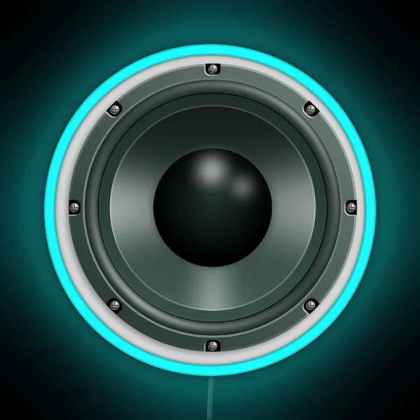 Speaker RGB Neon Sign