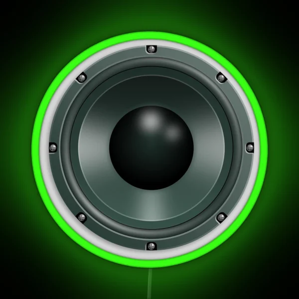 Speaker RGB Neon Sign