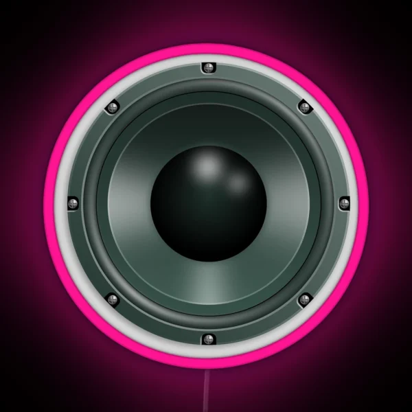 Speaker RGB Neon Sign