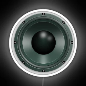 Speaker RGB Neon Sign