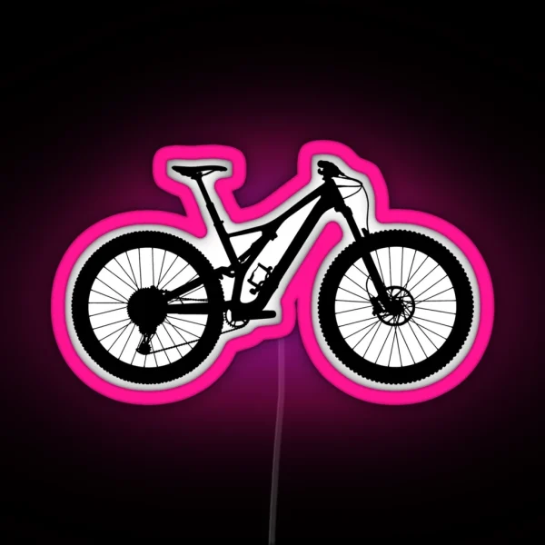 Specialized Stumpjumper Enduro Mountain Bike Silhouette RGB Neon Sign