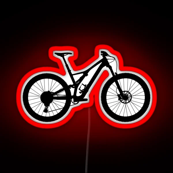 Specialized Stumpjumper Enduro Mountain Bike Silhouette RGB Neon Sign