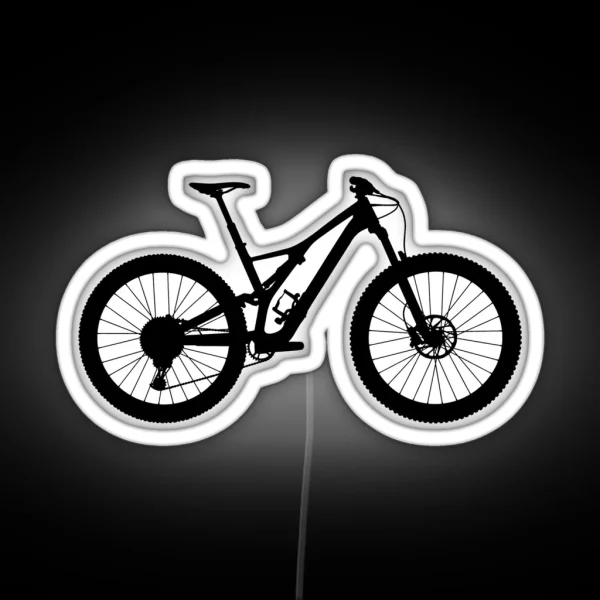 Specialized Stumpjumper Enduro Mountain Bike Silhouette RGB Neon Sign
