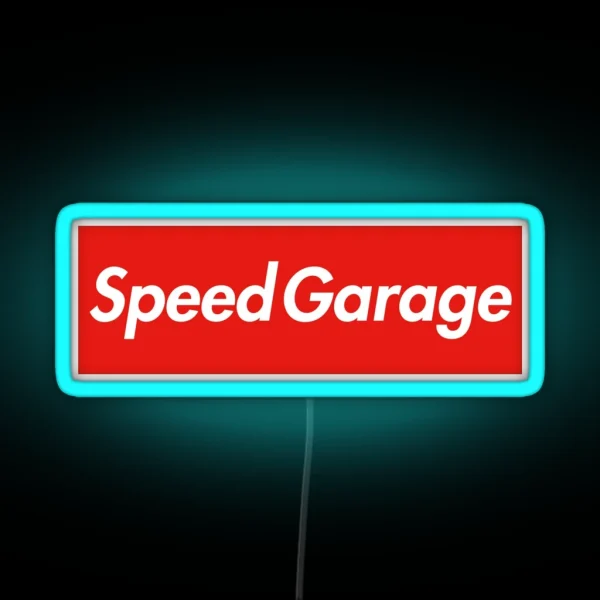 Speed Garage UK Garage RGB Neon Sign