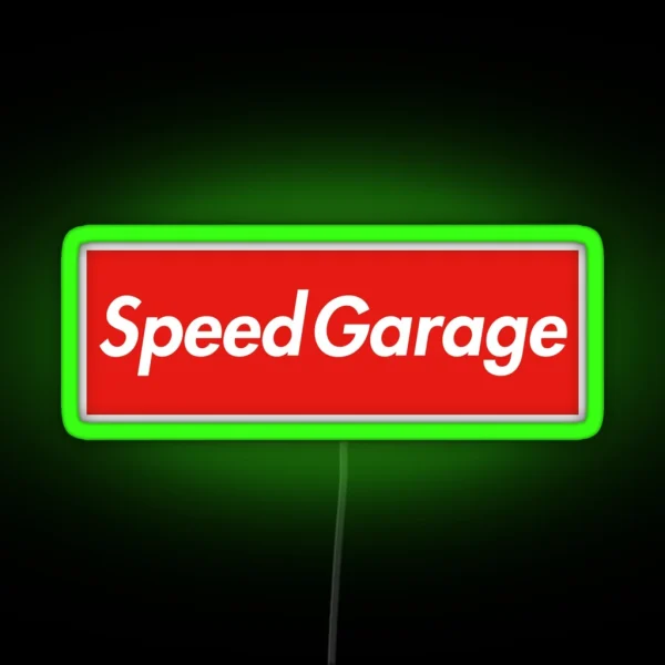 Speed Garage UK Garage RGB Neon Sign
