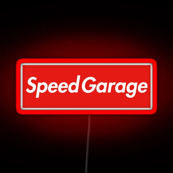 Speed Garage UK Garage RGB Neon Sign
