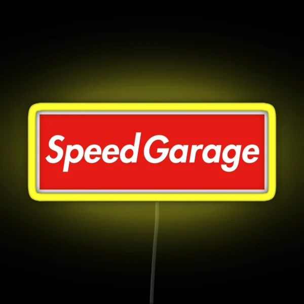 Speed Garage UK Garage RGB Neon Sign