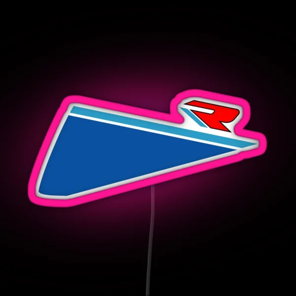 Speed R Blue White RGB Neon Sign