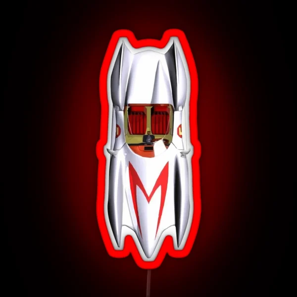 Speed Racer Mach 5 Car Top Vintage Retro Clean RGB Neon Sign