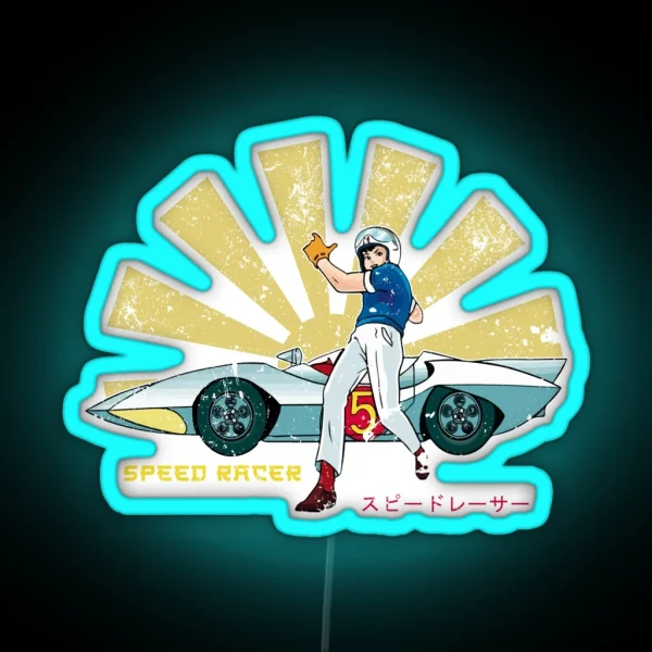 Speed Racer Retro Japanese RGB Neon Sign