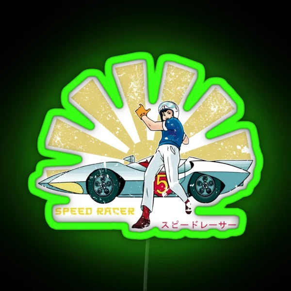 Speed Racer Retro Japanese RGB Neon Sign