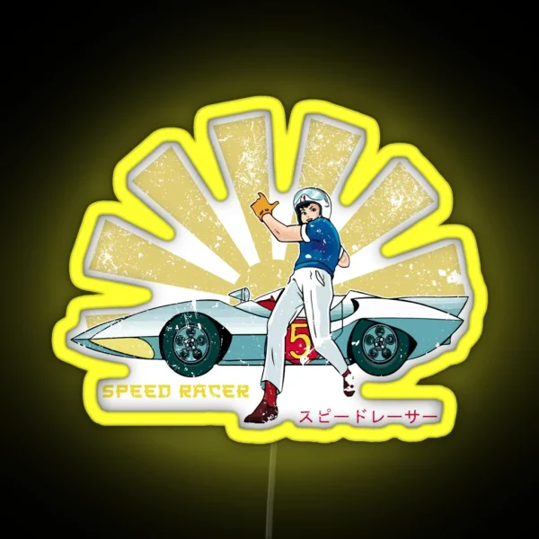 Speed Racer Retro Japanese RGB Neon Sign