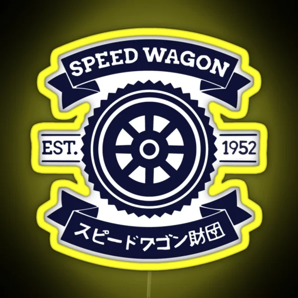 Speedwagon Foundation Classic Led RGB Neon Sign