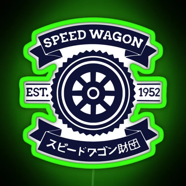 Speedwagon Foundation Classic RGB Neon Sign