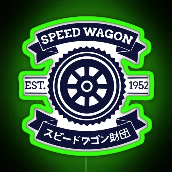 Speedwagon Foundation RGB Neon Sign