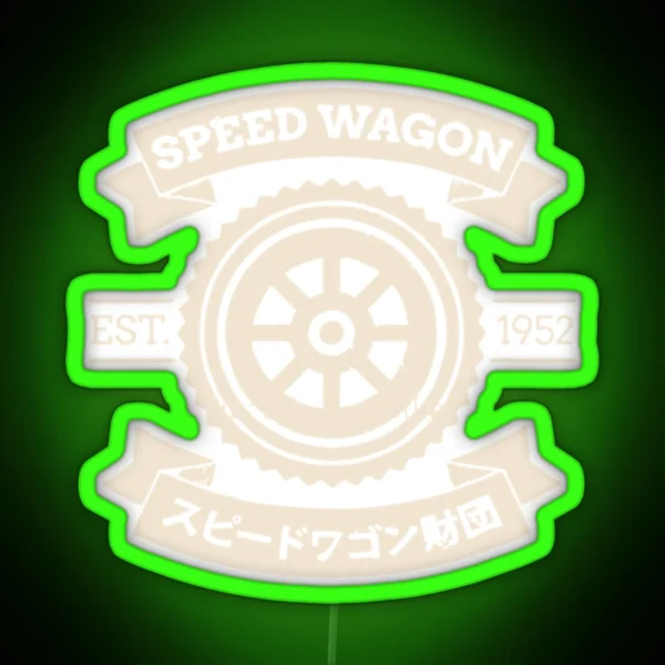 Speedwagon Foundation RGB Neon Sign