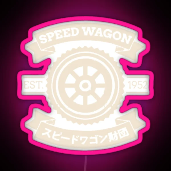 Speedwagon Foundation RGB Neon Sign