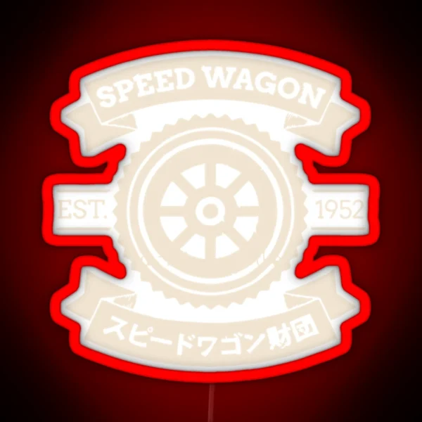 Speedwagon Foundation RGB Neon Sign