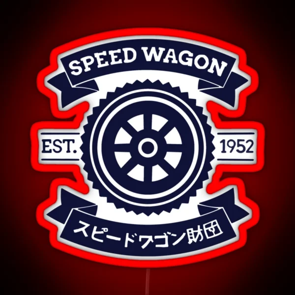 Speedwagon Foundation RGB Neon Sign