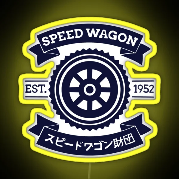 Speedwagon Foundation RGB Neon Sign