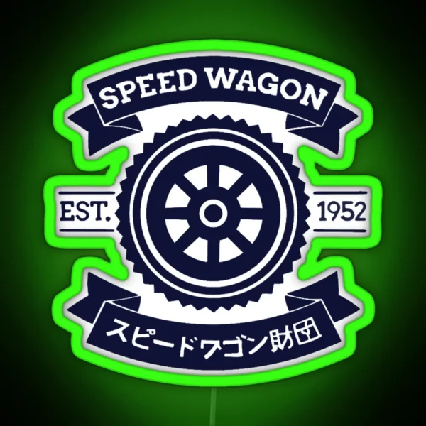 Speedwagon Foundation RGB Neon Sign