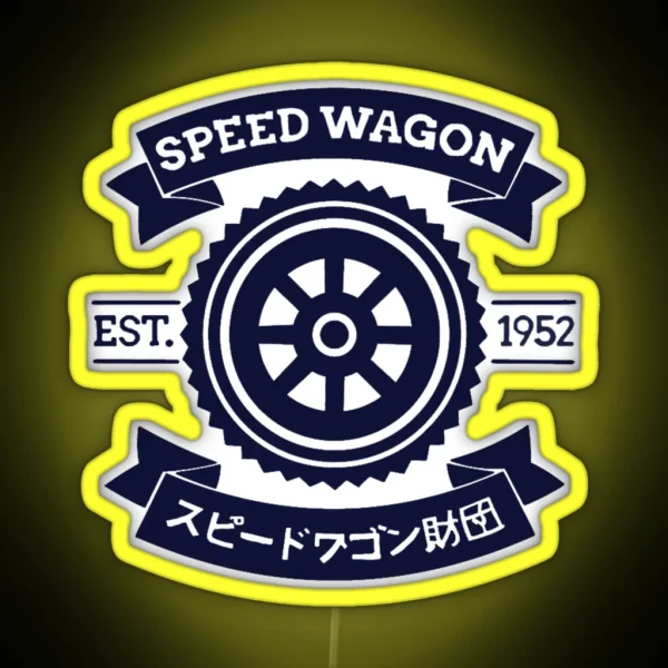 Speedwagon Foundation RGB Neon Sign