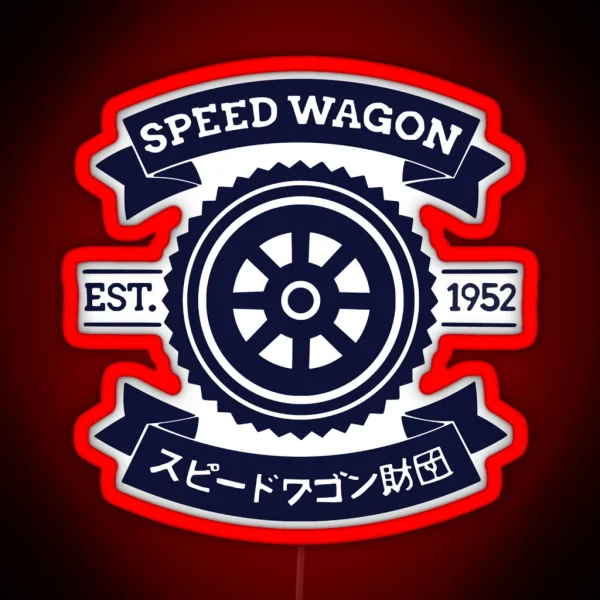 Speedwagon Foundation RGB Neon Sign