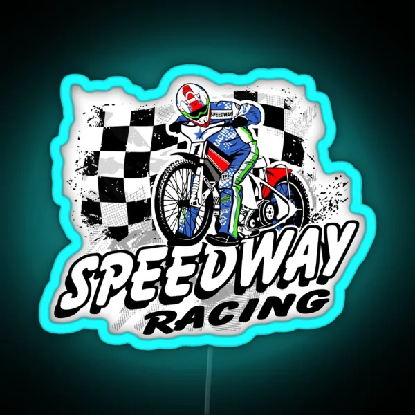 Speedway Racing RGB Neon Sign