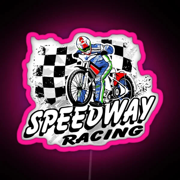 Speedway Racing RGB Neon Sign