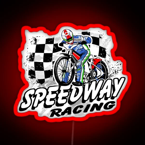 Speedway Racing RGB Neon Sign