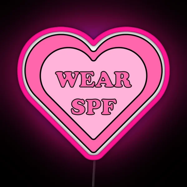 Spf Heart RGB Neon Sign