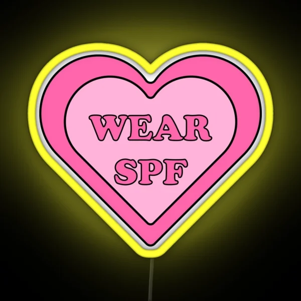 Spf Heart RGB Neon Sign