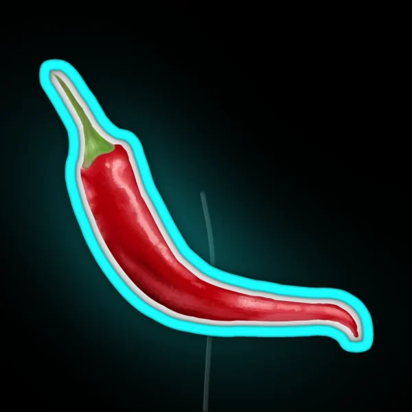 Spicy Chili Pepper RGB Neon Sign
