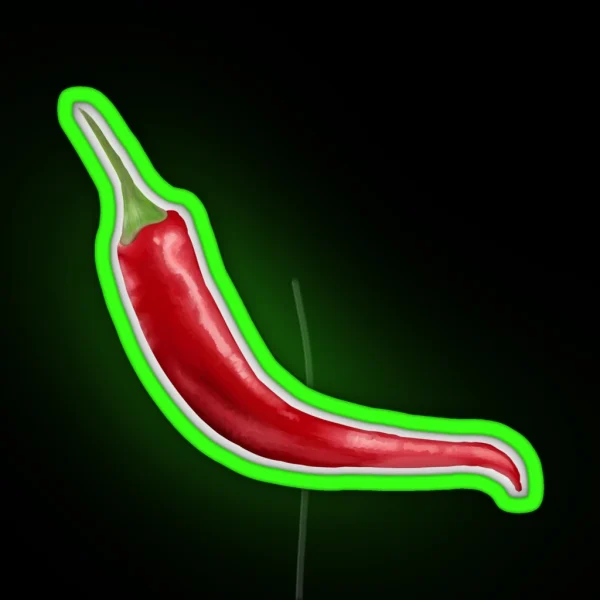 Spicy Chili Pepper RGB Neon Sign