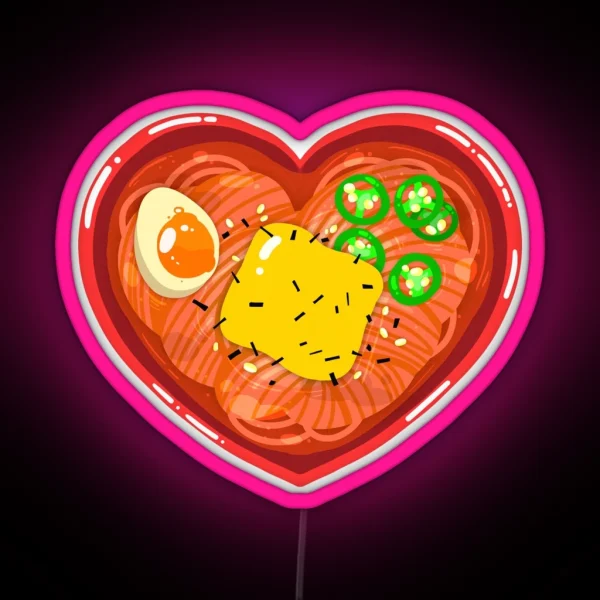 Spicy Noodle Lover RGB Neon Sign